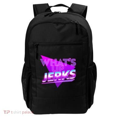 Retro 80's Eighties What's Up Jerks Backpack