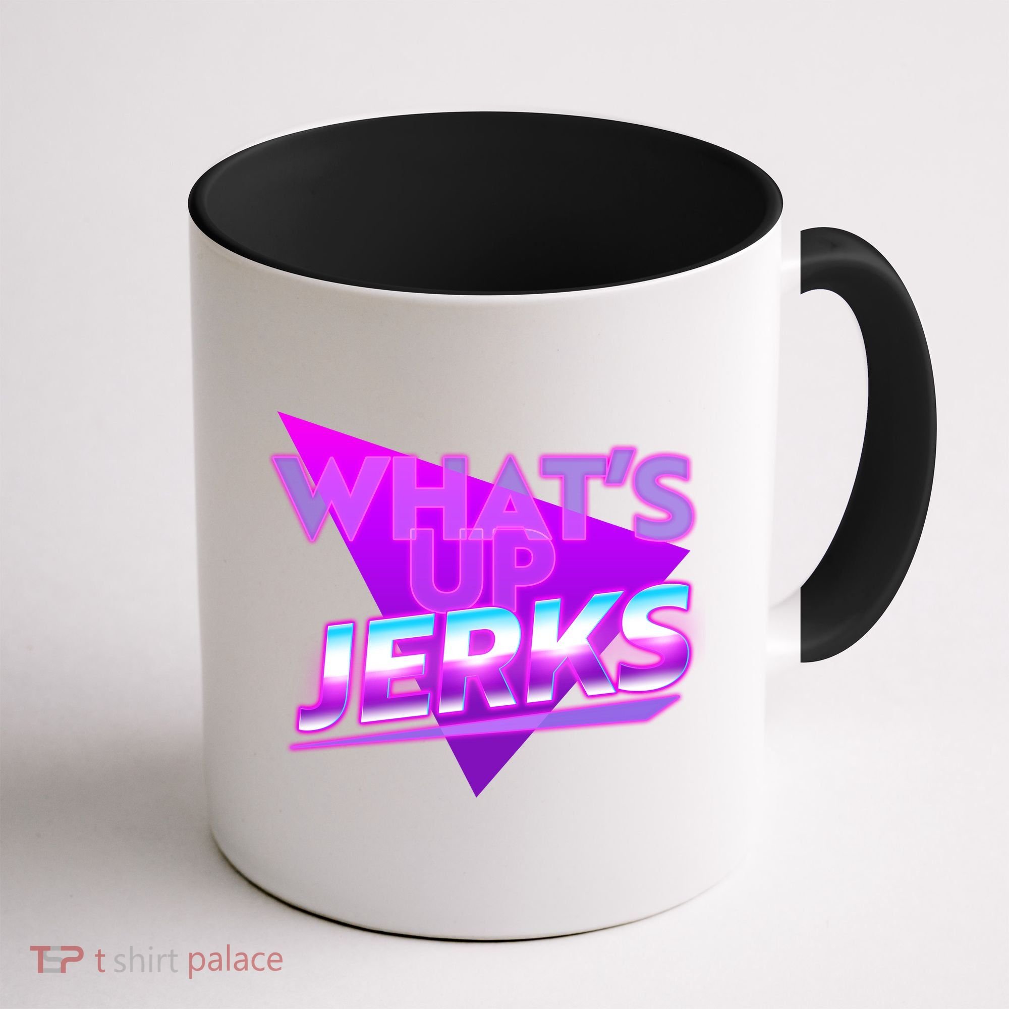 Retro 80's Eighties What's Up Jerks Coffee Mug