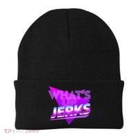 Retro 80's Eighties What's Up Jerks Beanie thumb 0