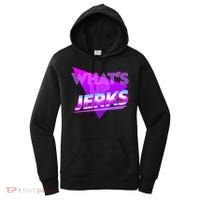 Retro 80's Eighties What's Up Jerks Women's Hoodie thumb 0