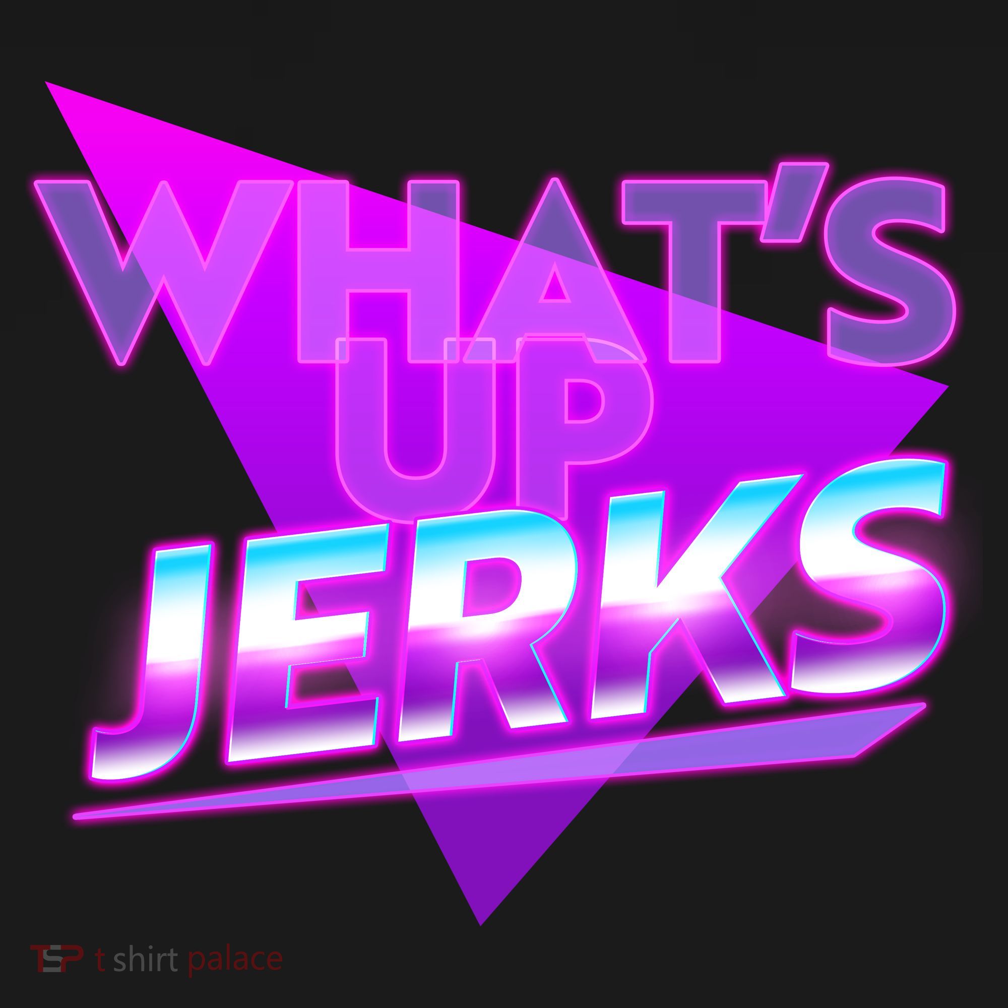 Retro 80's Eighties What's Up Jerks Mousepad