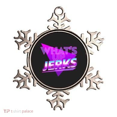 Retro 80's Eighties What's Up Jerks Ornament