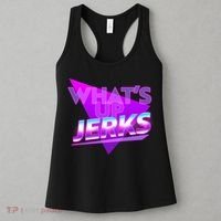 Retro 80's Eighties What's Up Jerks Women's Tank Top thumb 3