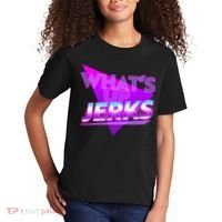 Retro 80's Eighties What's Up Jerks Kids T-Shirt thumb 2