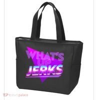 Retro 80's Eighties What's Up Jerks Tote Bag thumb 3
