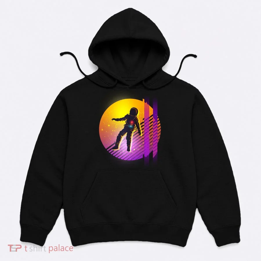 Retro 80's Glitch Astronaut Hoodie
