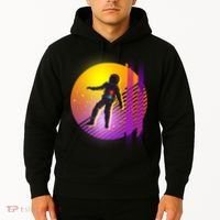 Retro 80's Glitch Astronaut Hoodie thumb 2