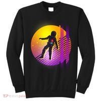 Retro 80's Glitch Astronaut Sweatshirt thumb 0