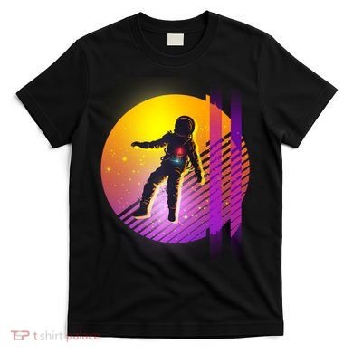Retro 80's Glitch Astronaut T-Shirt