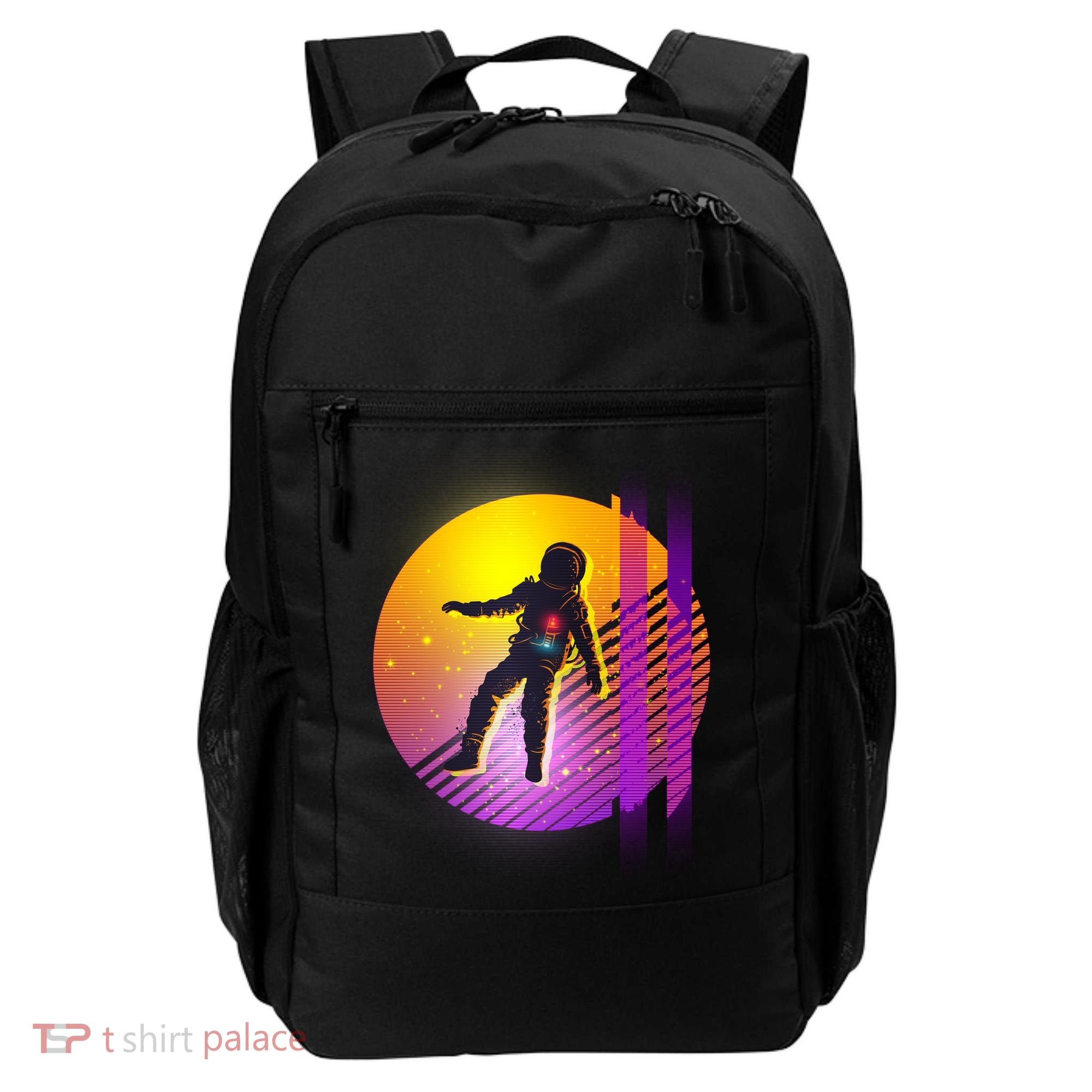 Retro 80's Glitch Astronaut Backpack
