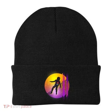 Retro 80's Glitch Astronaut Beanie