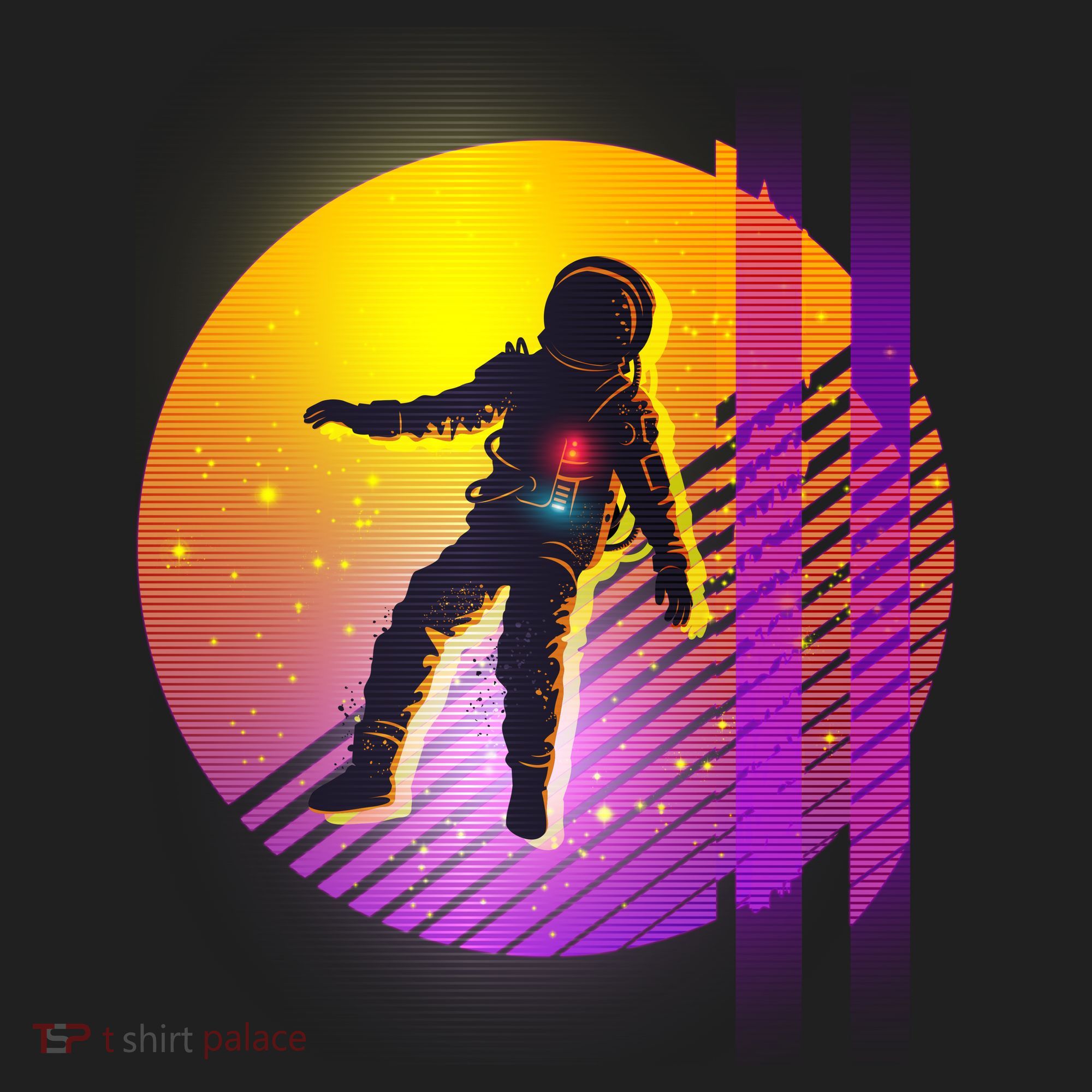 Retro 80's Glitch Astronaut Beanie
