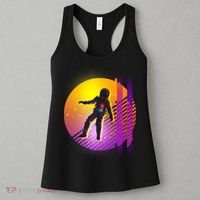 Retro 80's Glitch Astronaut Women's Tank Top thumb 3