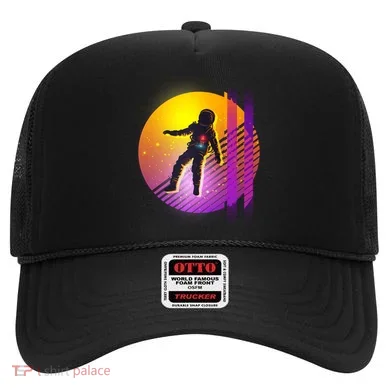 Retro 80's Glitch Astronaut Hat