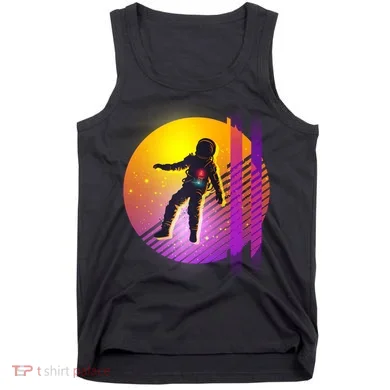 Retro 80's Glitch Astronaut Tank Top