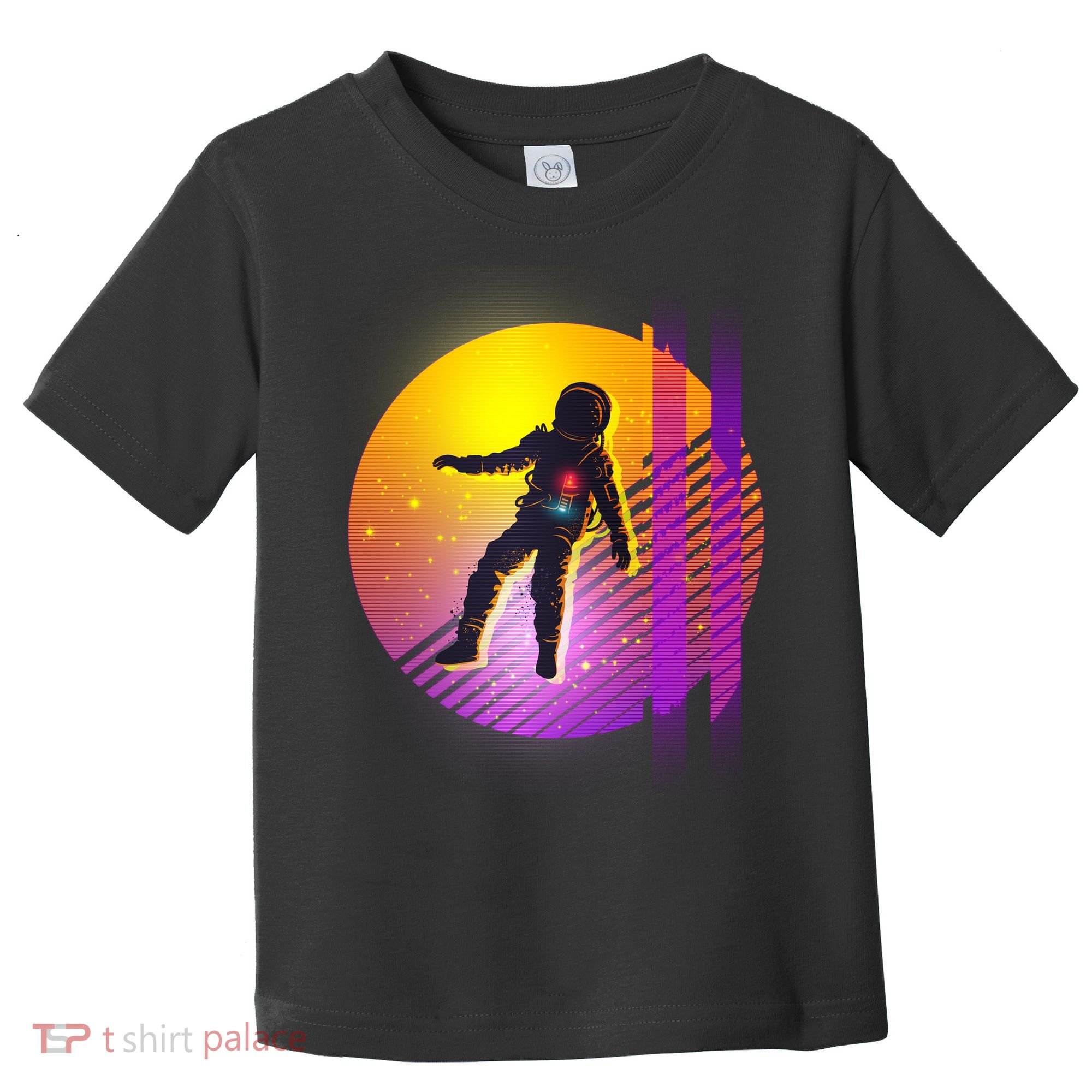 Retro 80's Glitch Astronaut Toddler T-Shirt