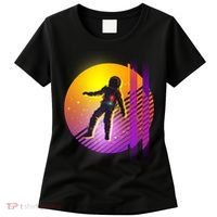 Retro 80's Glitch Astronaut Women's T-Shirt thumb 0