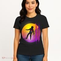 Retro 80's Glitch Astronaut Women's T-Shirt thumb 4