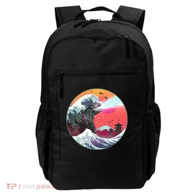 Retro 80's Godzilla Attack Wave Backpack