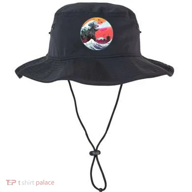 Retro 80's Godzilla Attack Wave Bucket Hat