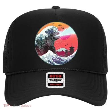 Retro 80's Godzilla Attack Wave Hat