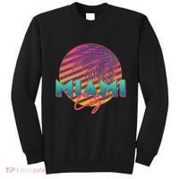 Retro 80's Miami CIty Emblem Sweatshirt thumb 0