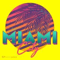 Retro 80's Miami CIty Emblem Women's T-Shirt thumb 6
