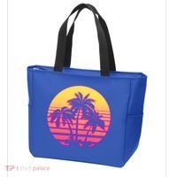Retro 80's Sunset Palms Tote Bag thumb 3