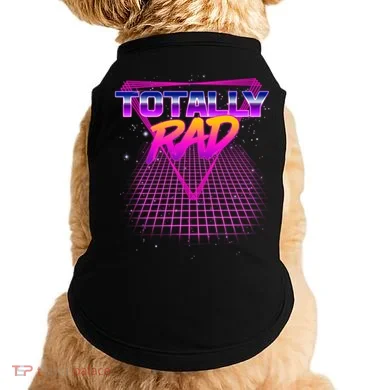 Retro 80's Totally Rad Doggie Tank