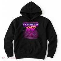 Retro 80's Totally Rad Hoodie thumb 0