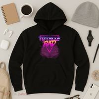 Retro 80's Totally Rad Hoodie thumb 3