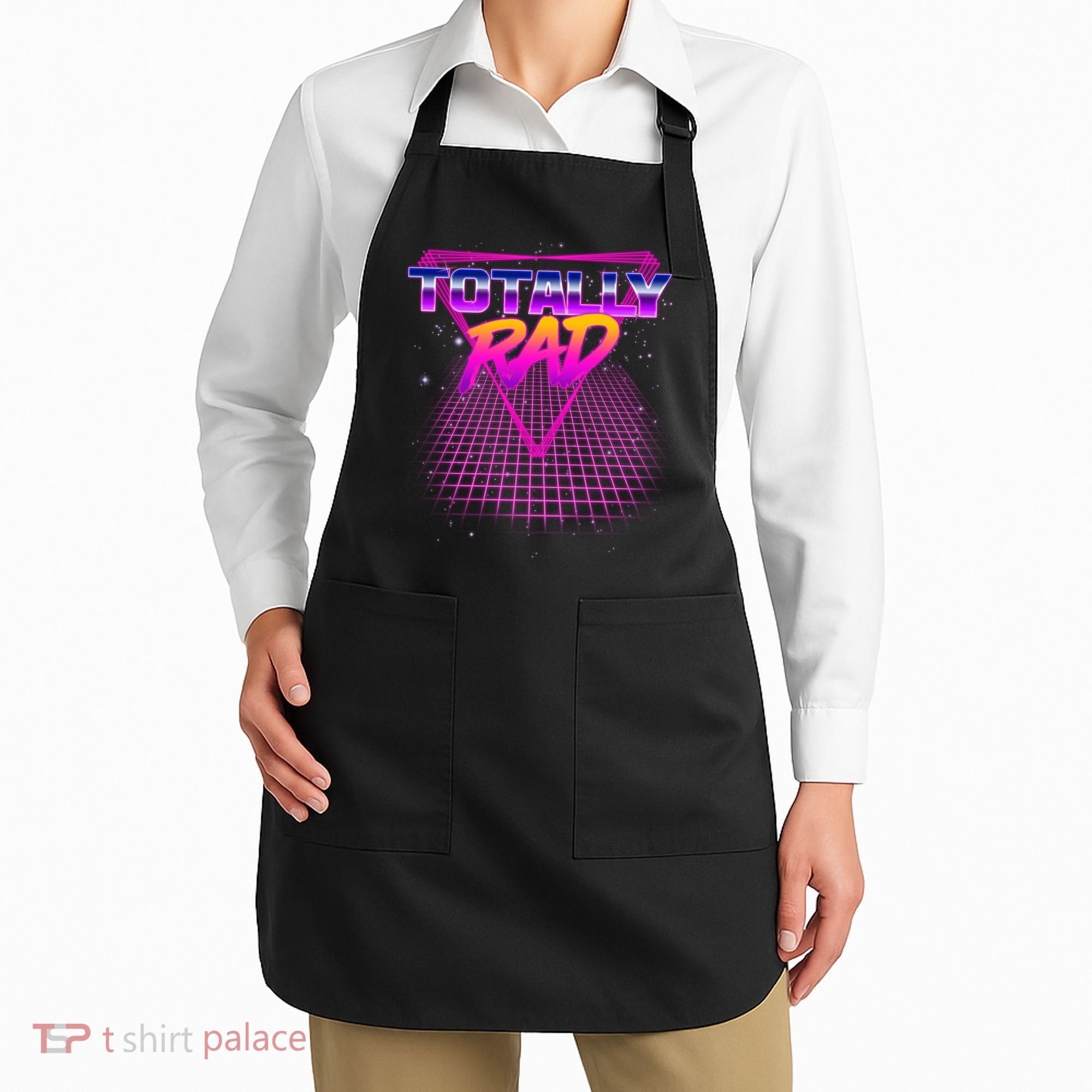 Retro 80's Totally Rad Apron