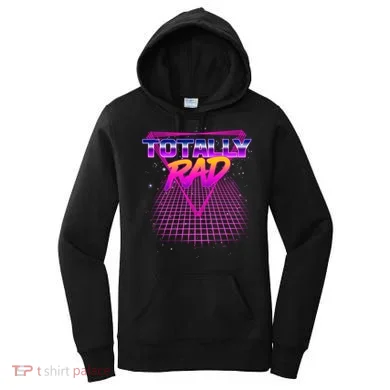 Retro 80's Totally Rad Women's Hoodie
