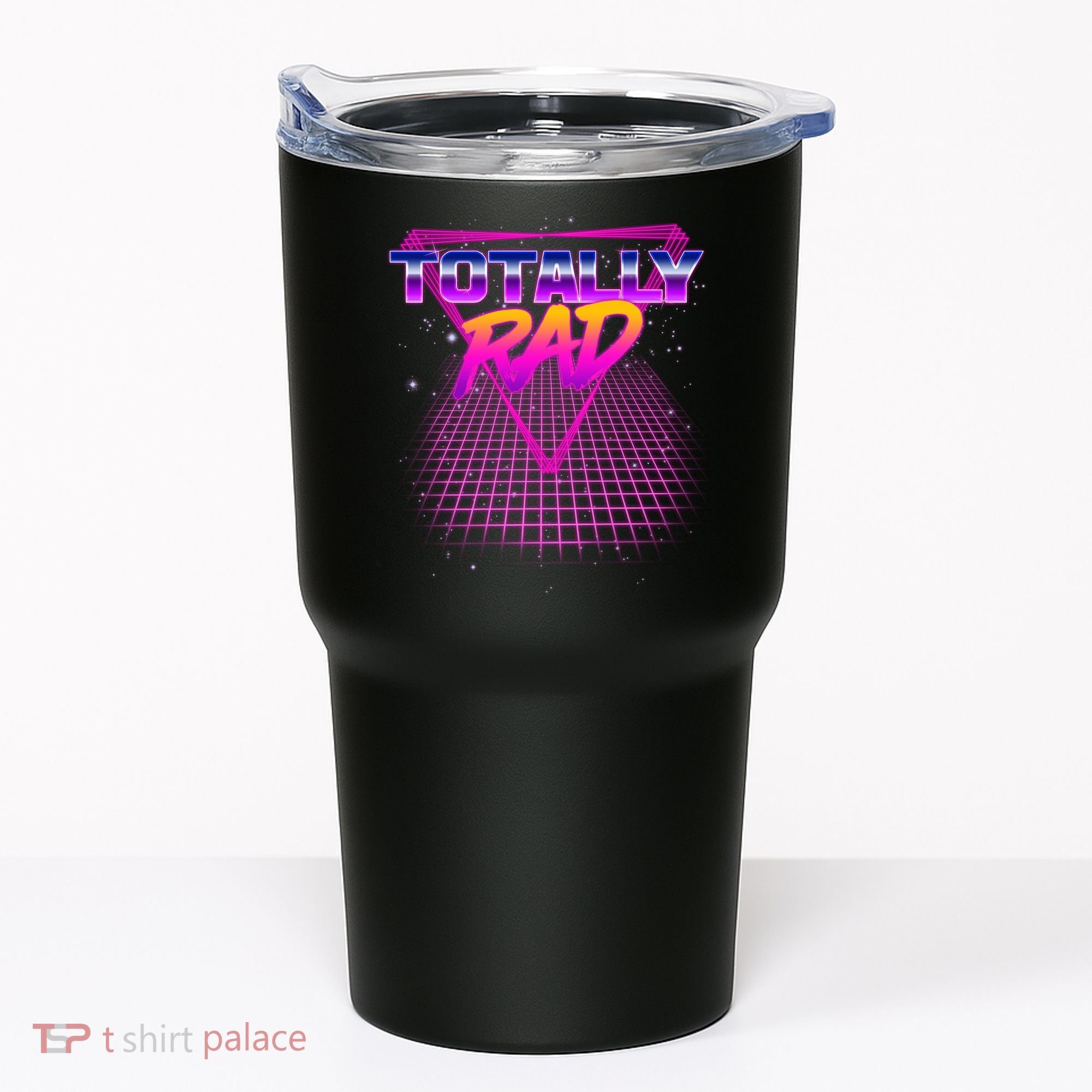 Retro 80's Totally Rad Tumbler