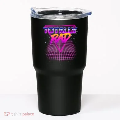 Retro 80's Totally Rad Tumbler