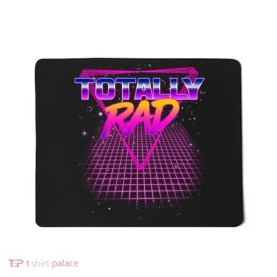 Retro 80's Totally Rad Mousepad