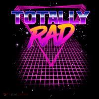 Retro 80's Totally Rad Mousepad thumb 1