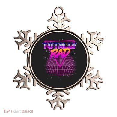 Retro 80's Totally Rad Ornament