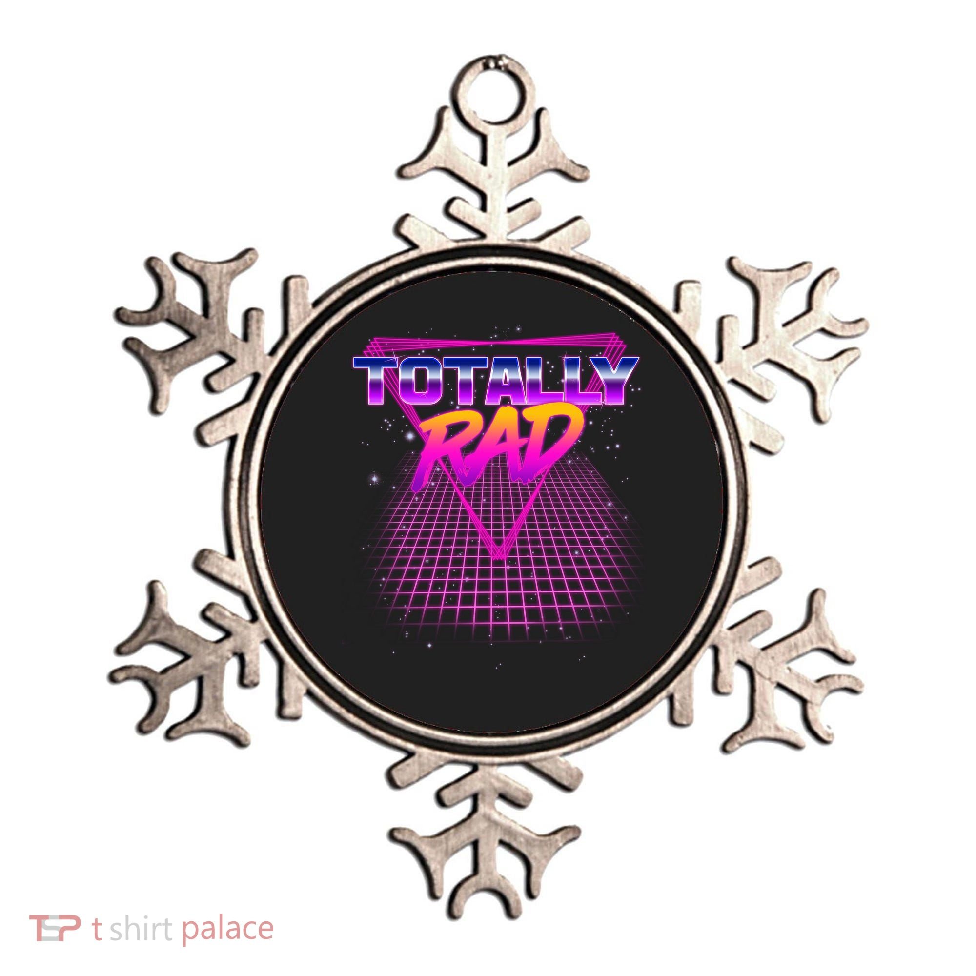 Retro 80's Totally Rad Ornament
