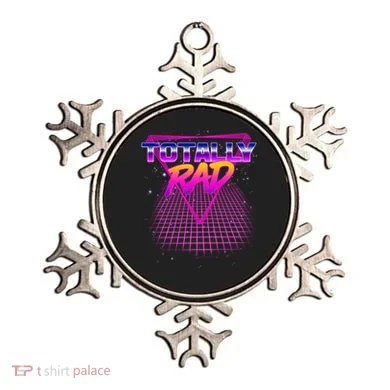 Retro 80's Totally Rad Ornament