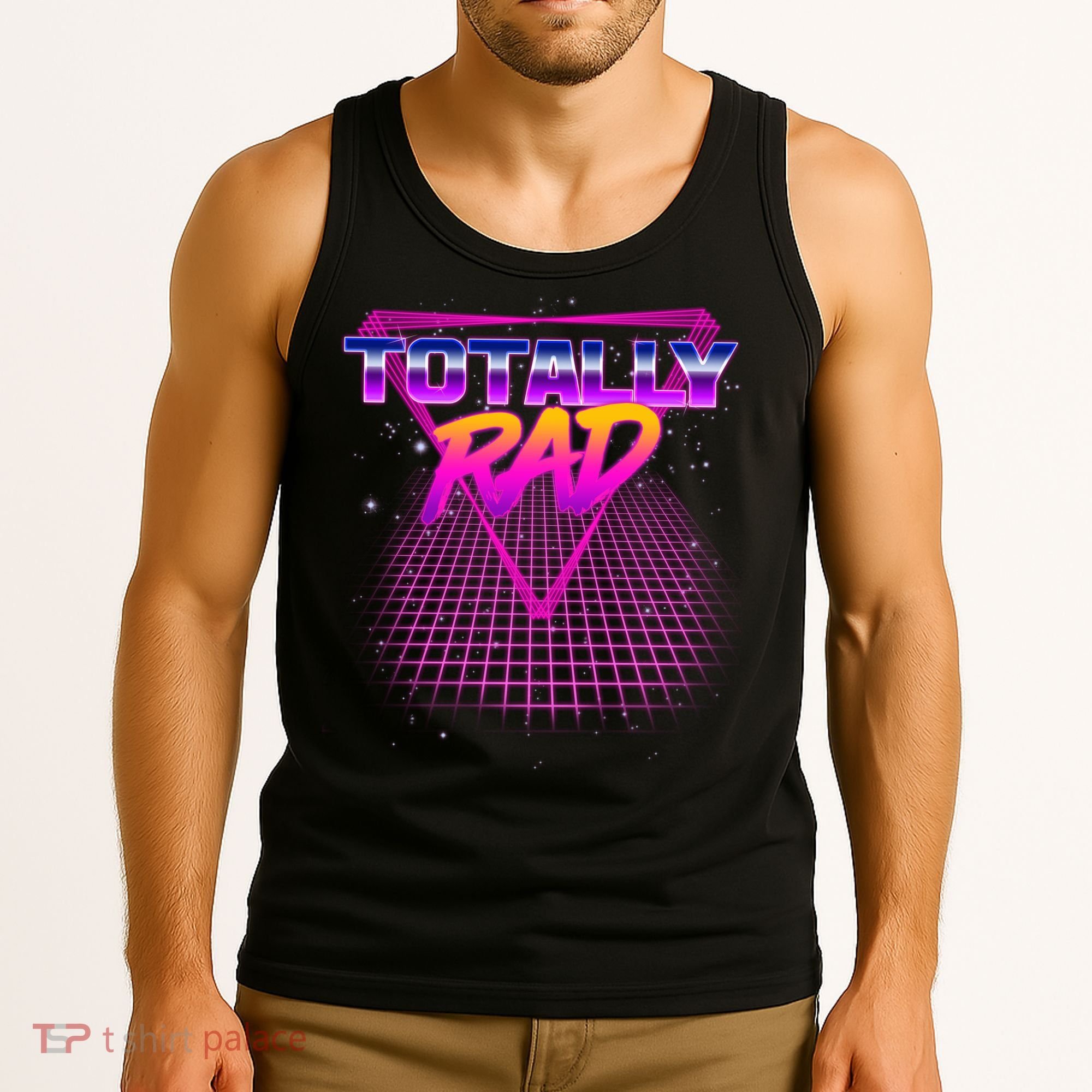 Retro 80's Totally Rad Tank Top