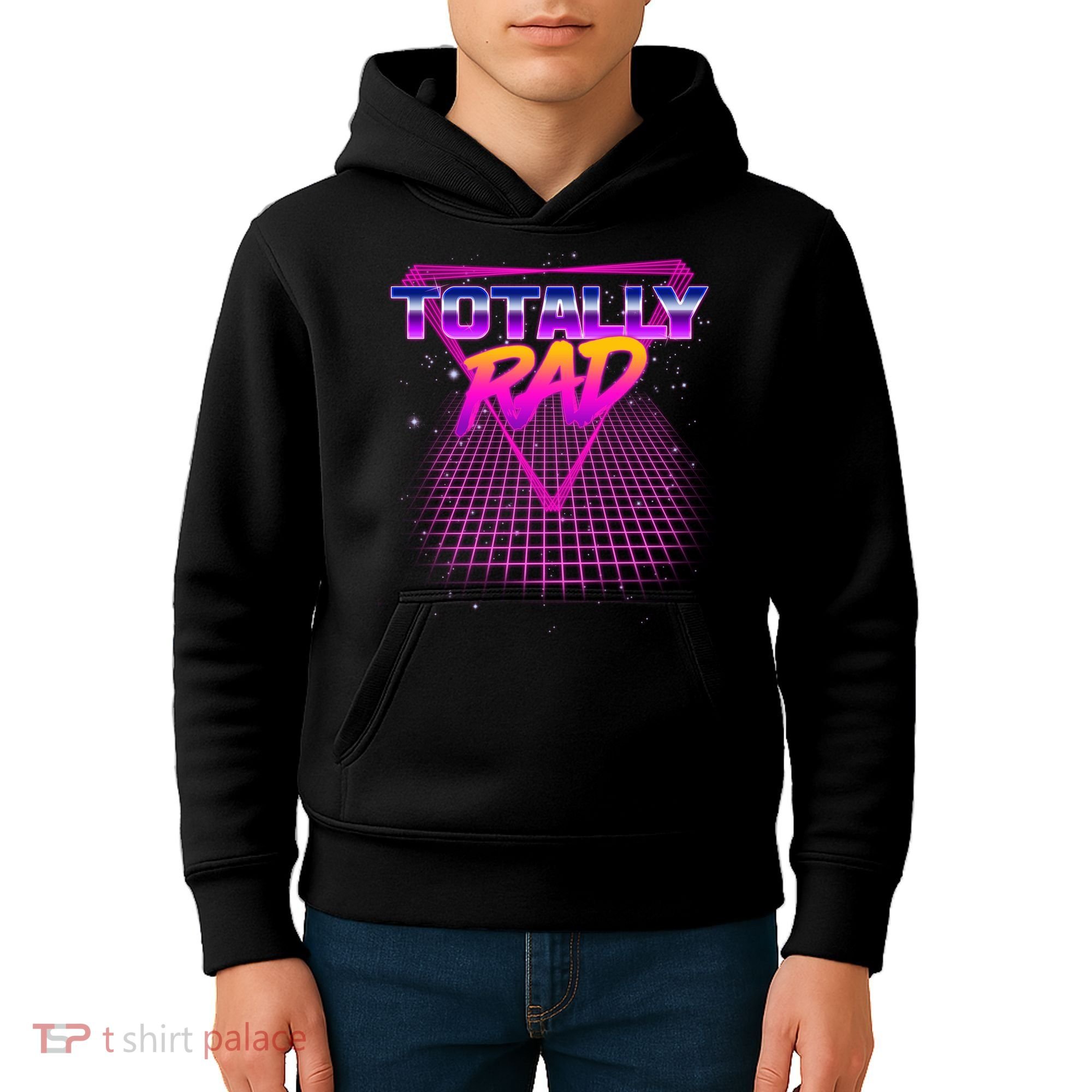 Retro 80's Totally Rad Kids Hoodie