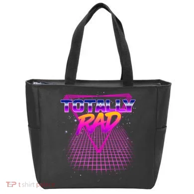 Retro 80's Totally Rad Tote Bag