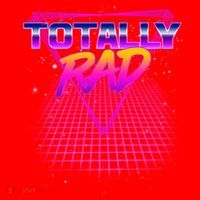 Retro 80's Totally Rad Santa Hat thumb 1