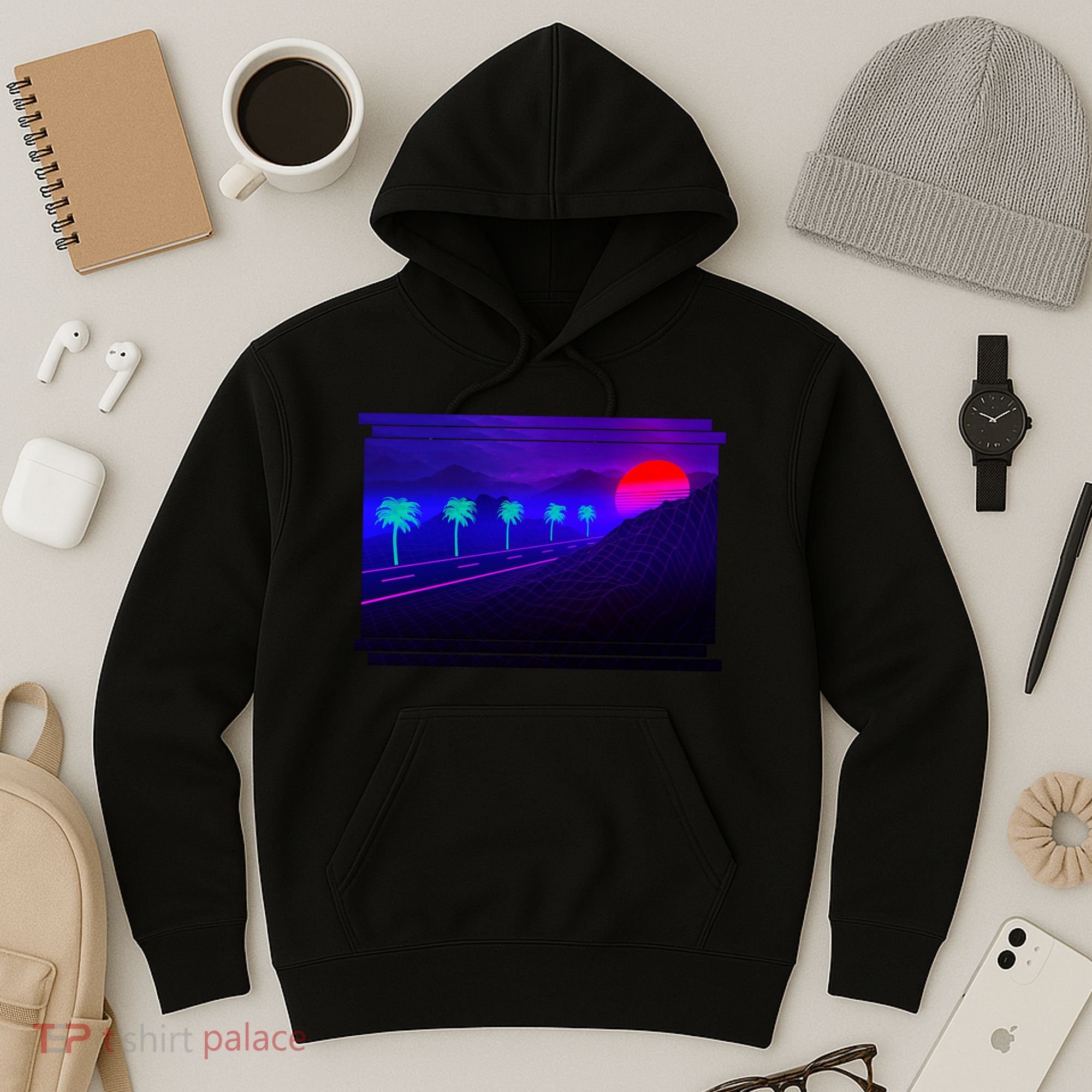 Retro 80s Vaporwave  Hoodie
