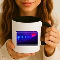 Retro 80s Vaporwave  Coffee Mug thumb 3