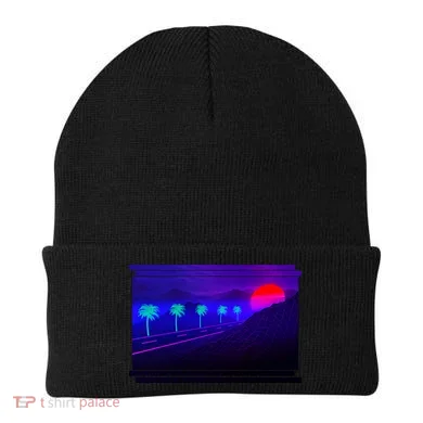 Retro 80s Vaporwave Beanie