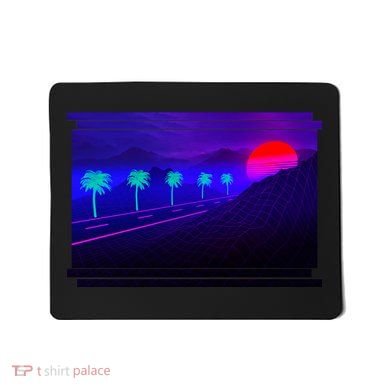 Retro 80s Vaporwave  Mousepad