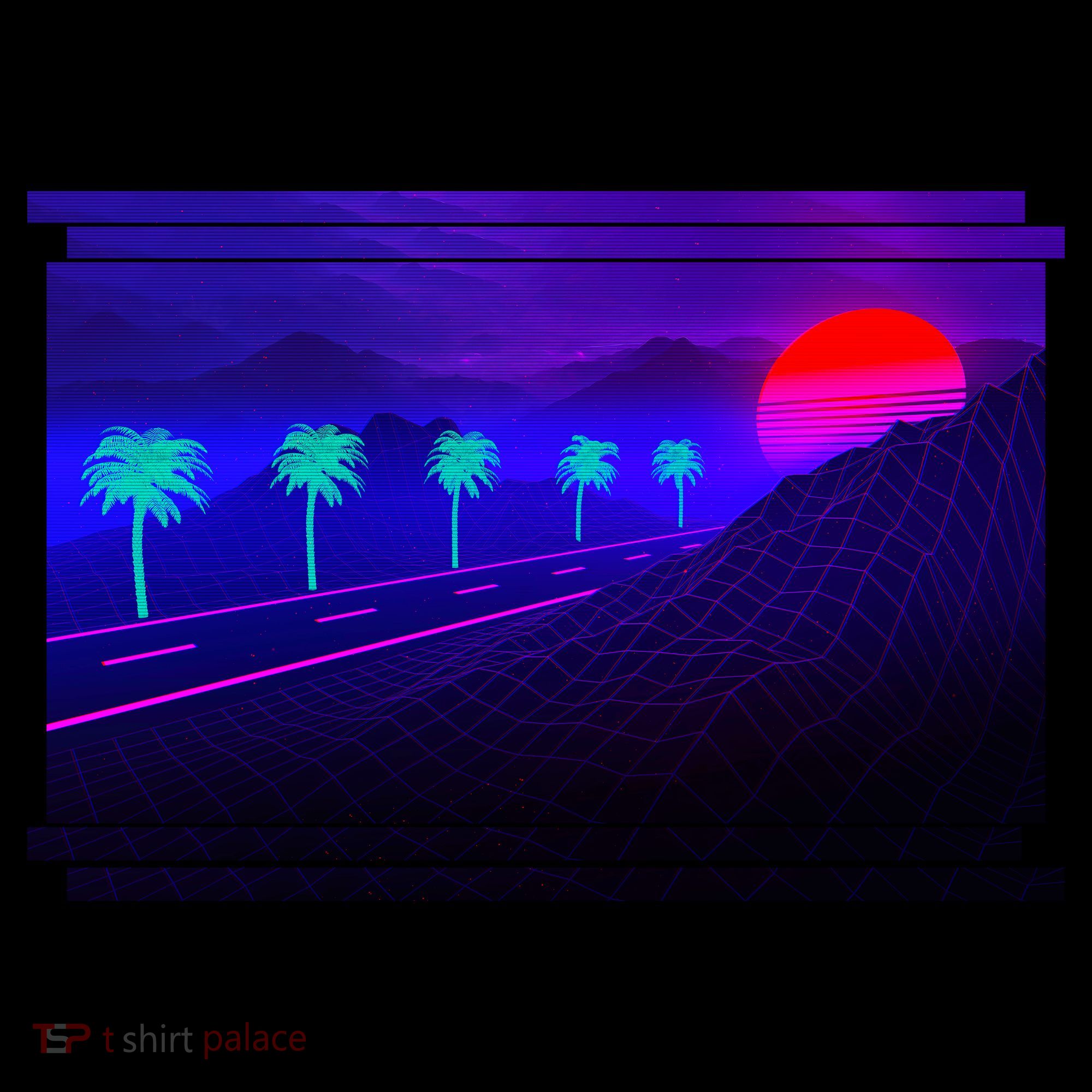 Retro 80s Vaporwave  Mousepad