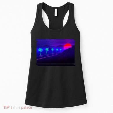 Retro 80s Vaporwave  Women's Tank Top
